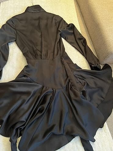 Haljine: Valentino haljina od svile – crna - Model: elegantna wrap/suknja na — 4