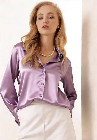 olimp kosulje: 🔥Svilena/atlas košulja za žene – više boja Kosulja: 2300dinara Saten — 7