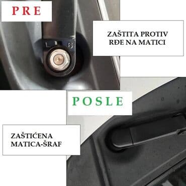 mrezice za auto prozore: Poklopci srafova brisaca za Toyota Yaris XP90 od 2005 NOVO! — 4