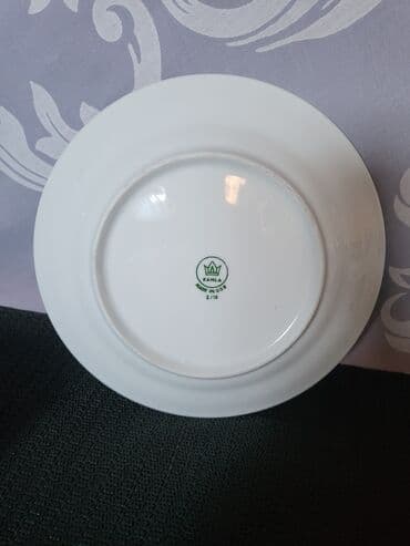 porcelanske solje za caj: Set porcelanski Kahla Istocna Nemacka 70te. Trodelni set,nigde — 11