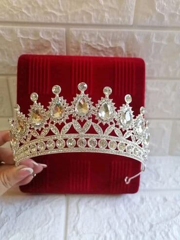 srebrna ogrlica sa krsticem: Hair crown, Handmade, color - Silver — 3