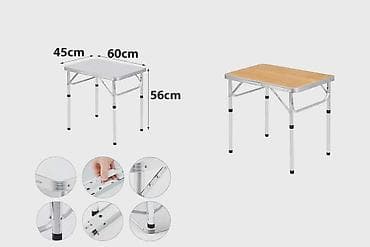 stol: Sklopivi prenosivi kamp sto od aluminijuma, idealan za piknik — 4