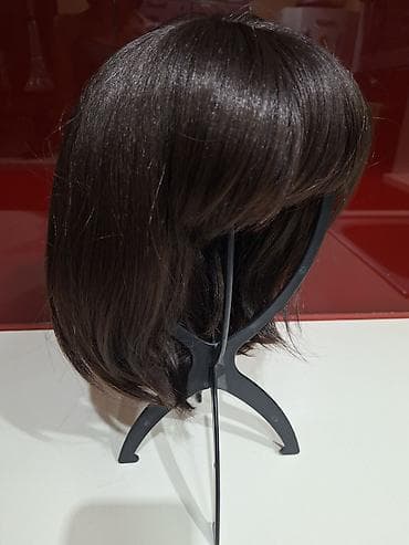 Ureznice: Perika – kratki bob sa šiškama, kestenasto smeđa - NOVA, OR - Stil — 4