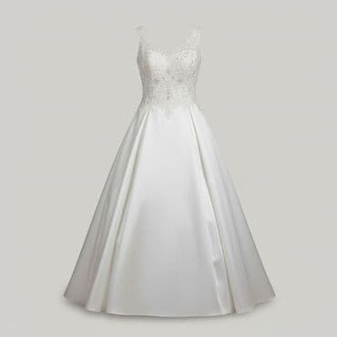 Venčanice: Bela balska venčanica sa raskošnom suknjom i bogatim ručnim ukrasima — 2