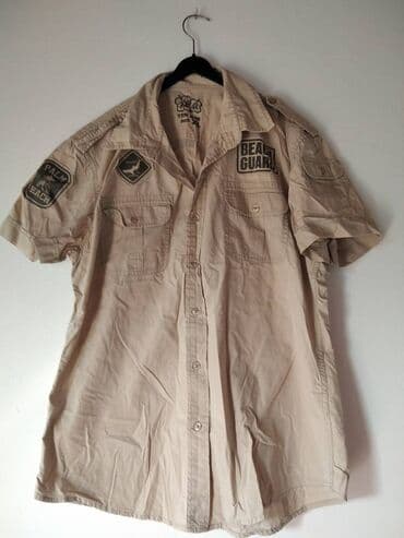 ck prsluk muski: Shirt Short sleeves, XL (EU 54), color - Brown — 1