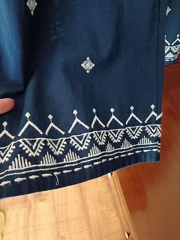 farmerke tregerice muske: Plave široke pantalone sa vezom – SPRINGFIELD, veličina L - Brend — 2