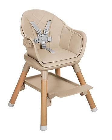 stolica za hranjenje polovna: KIKKA BOO Hranilica WOODY 6u1 – beige (Šifra proizvoda: KKB1) Woody — 6