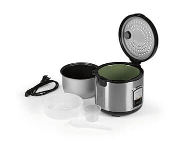 Kitchen Appliances: Moderan aparat za kuvanje pirinča sa kućištem od nerđajućeg čelika i — 3