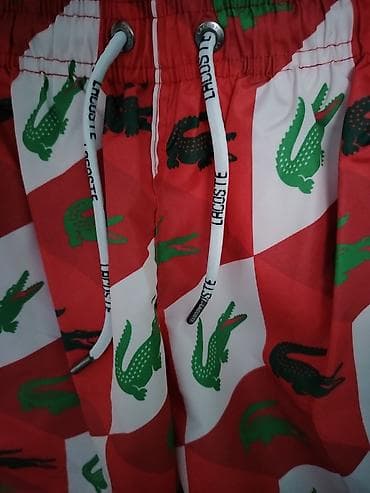 Ostala muška odeća: Kupaći šorts, L, Lacoste, bоја - Šareno, Poliester — 2