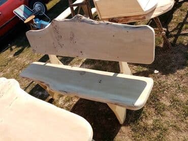 drveni stolovi i klupe za baste: Baštenska ganitura, bоја - Braon, Novo — 7