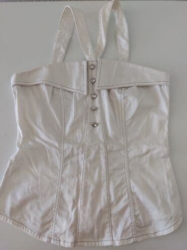 carlo colucci majice: M (EU 38), Cotton, Single-colored, color - White — 1