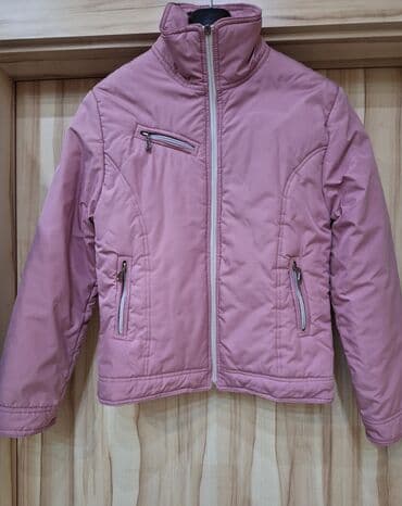 bele haljine za trudnice: Ženska zimska jakna – roze - Boja: puder/roze - Kroj: strukiran — 1