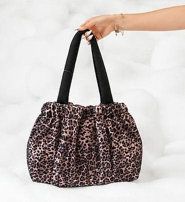 prodaja perlica: Ženska torba – leopard print - Model: mekana tote/šoper torba - — 6