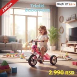 otkup gramofonskih ploča cena: Tricikl Bubamara – dečiji tricikl sa motivom bubamare - Dizajniran za — 9
