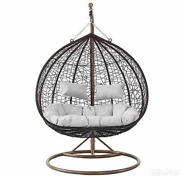 forma ideale ormari akcija cene: Dvosed viseća ljuljaška – jaje - Prostrana dvosed korpa jajastog — 1