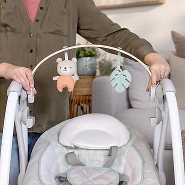 velicine za bebe po mesecima: KIDS II INGENUITY LJULJASKA - COZY SPOT Swing ‘n Go 0–9M Šifra — 4