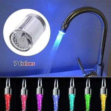 delimano slavina i protočni bojler 2 u 1: Cena 730 din RGB LED nastavak za slavinu ili česmu - radi bez — 1
