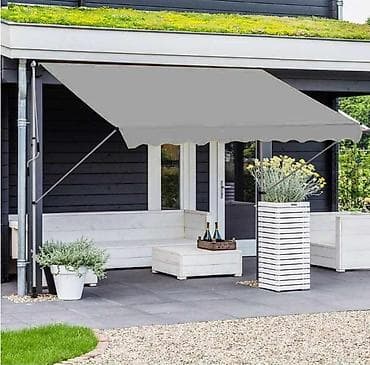 Siva tenda za terasu ili balkon, idealna za stvaranje prijatne na lalafo.rs Siva tenda za terasu ili balkon, idealna za stvaranje prijatne