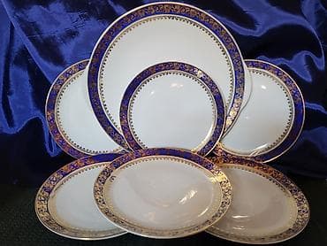 Ostali antikviteti: Servis za torte,kolace iz 1945 do 1958godine. Bohemija Carlsbad — 2