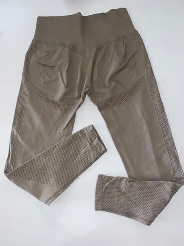 Ženske sportske helanke – boja kaki/sivo-maslinasta. - Visoki na lalafo.rs Ženske sportske helanke – boja kaki/sivo-maslinasta. - Visoki