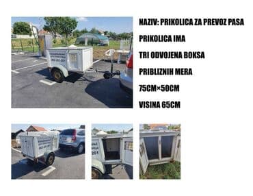 psi na: Na prodaju prikolica za prevoz pasa. Prikolica ne moze da se — 1