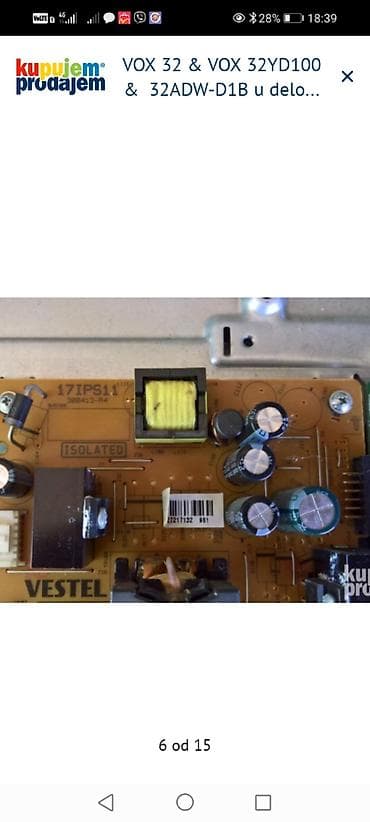 daljinski za tv sharp aquos: VOX 32” televizori – delovi Dostupni delovi za modele: - VOX 32YD100 — 6