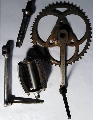 Veliki lančanik,srednja glava,pedale za biciklo, lančanik fi-200mm sa