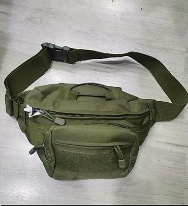 ski pantalone za decake: Taktička torbica/rančić za pojas (waist/hip pack) – maslinasto zelena — 1