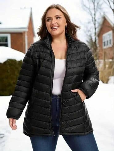 iguana jakna: 💫Ženska zimska jakna – crna, prošivena, lagana i topla Cena: 4400 din — 1