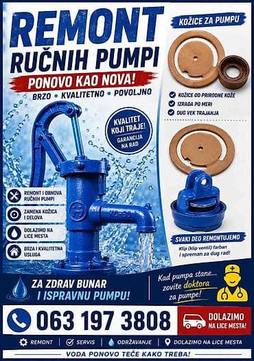 merdevine uradi sam cena: Remont ručnih pumpi i kožice za ručne pumpe Za zdrav bunar i ispravnu — 1