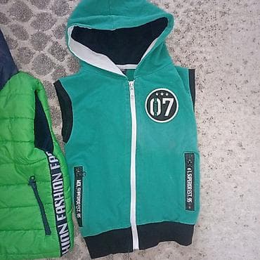 Kostimi za maskenbal: Dečiji komplet jakni i prsluka (više komada) - Zeleni puf prsluk sa — 3