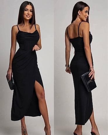 s: Elegantna midi haljina na bretele✨ Dostupna u više boja Odgovara XS — 3