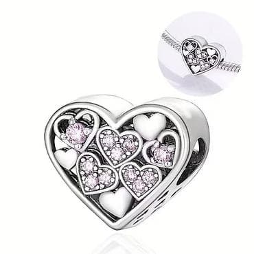 guess crvena torbica: Srebrni privesci za narukvice – set motivacionih privezaka gs - — 4