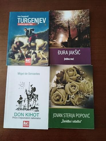 Komplet od 4 knjige – klasici domaće i svetske književnosti: - Ivan