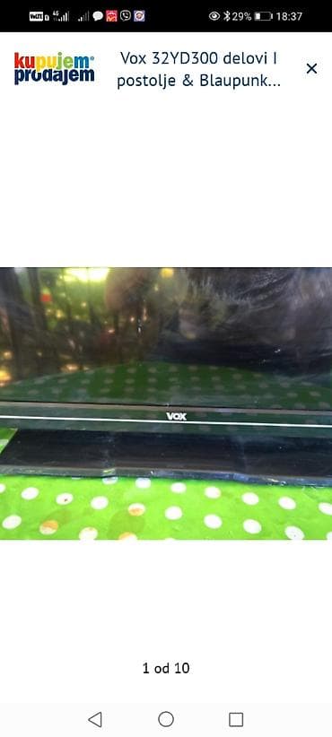 ugradna rerna na gas: Vox 32YD300 – delovi i postolja + postolje za Blaupunkt 32" Dostupne — 2
