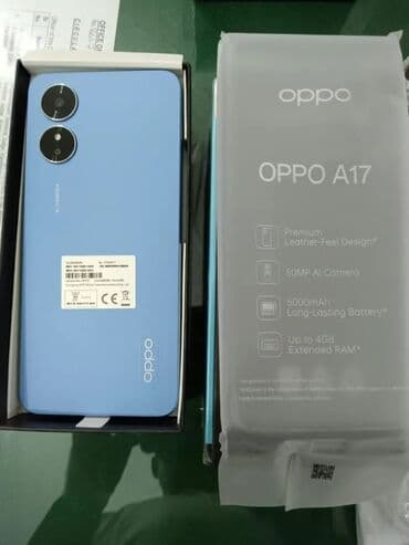 Oppo: Oppo A18, 64 GB, bоја - Tamnoplava, Otisak prsta, Face ID, Dual SIM — 1