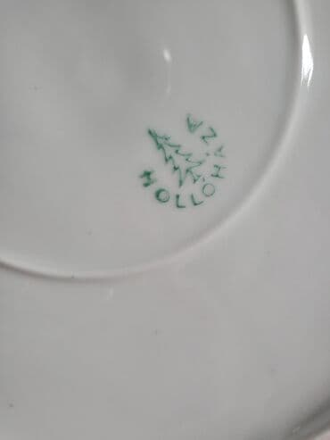 swarovski kristali cena: Tanjir Hollohaza iz 1949 do 1970.godine. madjarski porcelan za — 12
