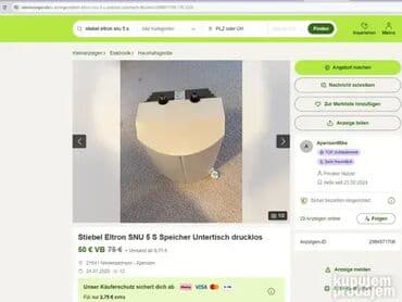 toneri za stampace: *** AKCIJA *** #2184 Visoko kvalitetni bojler Stiebel Eltron SNU 5 S; — 6