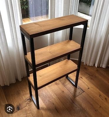 Industrijska polica sa tri nivoa - Konstrukcija: čelični ram u mat na lalafo.rs Industrijska polica sa tri nivoa - Konstrukcija: čelični ram u mat