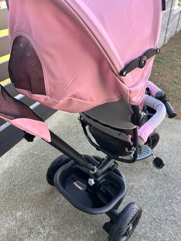 dexy co kolica za lutke: Kinderkraft 3-u-1 tricikl/kolica za decu – roze - Multifunkcionalni — 3