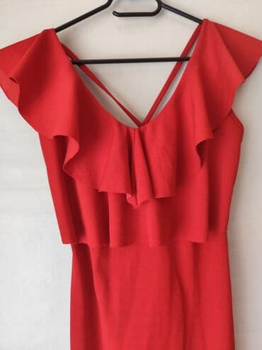 New Look S (EU 36), bоја - Crvena, Koktel, klub, Top (bez rukava) — 3