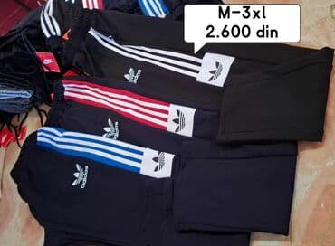 jordan trenerke komplet: Donji deo trenerke, M (EU 50), Adidas, bоја - Crna, Pamuk — 2