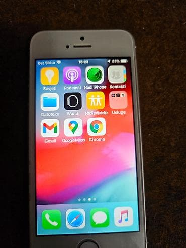 Car Electronics: Apple iPhone 5S sivi/srebrni sa 16 gb memorije baterija dobra sim — 9