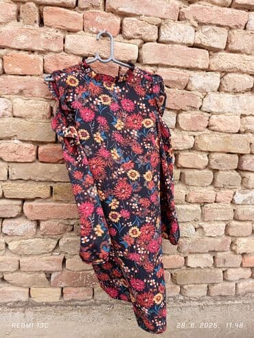 midi haljine h m: Atmosphere M (EU 38), color - Multicolored, Cocktail, Long sleeves — 1