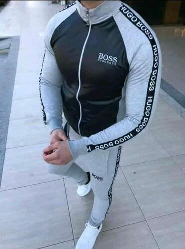 T-shirts: 🔥Muški komplet trenerke – gornji deo sa rajsferšlusom i donji deo — 2