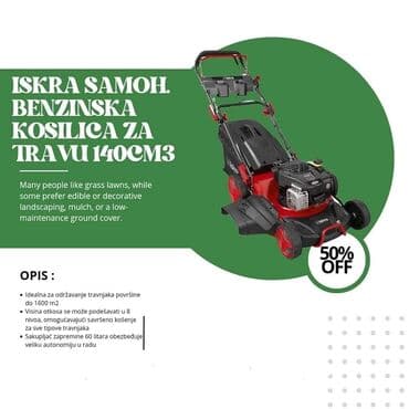 demon kosilice: Benzinska kosilica 60000 din. AD — 1