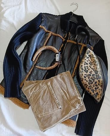 srebrne torbice: Komplet modnih dodataka i odeće – urban/ležerni stil Sastav kompleta — 1