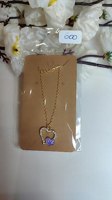 patike sa greskom beograd: Ogrlica sa priveskom srce - Lanac zlatne boje, klasičnog karika — 1