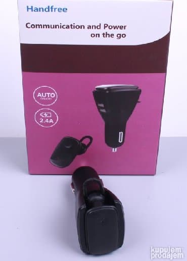 Auto delovi, gume i tjuning: Handsfree Bluetooth sa auto punjacem Handsfree bluetooth bubice za uvo — 3