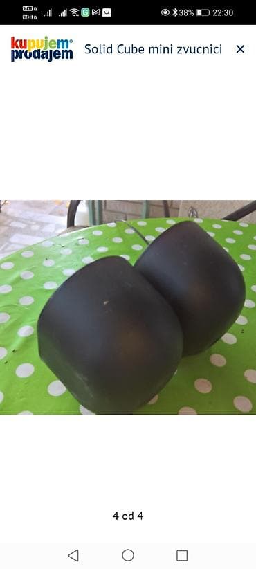 maska za redmi note 12: Solid Cube mini zvučnici – kompaktni stereo set - Tip: 2.0 desktop — 4